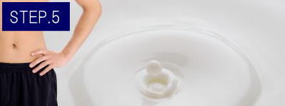 ひざ上脱毛Step5